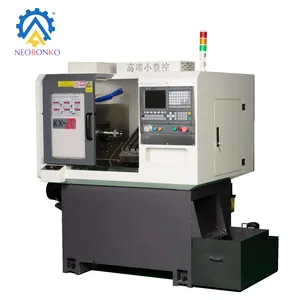 Automatic Slanting Bed Small Lathe Machine Steel Stainless High Speed Aluminum Pipe Tube Mini Cutting Machine