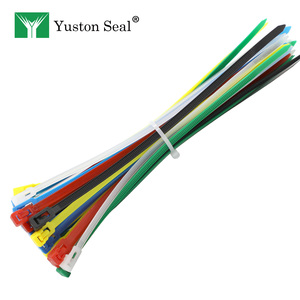 Tái sử dụng nhựa an ninh con dấu quan hệ cáp đầy màu sắc tái sử dụng cáp Tie - Product Image 4