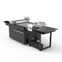 Máquina de rompecabezas de corte de cartón corrugado de superficie plana digital con mesa de corte de plotter de vinilo