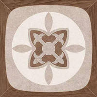 Carrelage mural décoratif en céramique de style français vintage 300x300mm, motif floral, émaillé, pour mur d'accentuation et crédence de cuisine