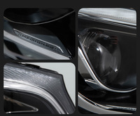 Luces para Auto Benz W176, Lentes de Proyector para Faros Delanteros Clase A A180 A200 A250, Faros LED con Luces de Circulación Diurna y Señales de Giro