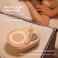Haut-parleur de piano portable avec lumière d'ambiance et subwoofer, haut-parleur BT 5,4 pouces pour bureau/extérieur/voiture, batterie rechargeable 1200 mAh