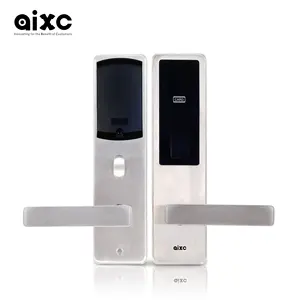 AIXC H1Card Senha Chave de Impressão Digital Fechadura Eletrônica de Porta Inteligente Novo Design Fechadura com Cartão para Hotel