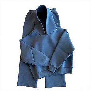 Conjunto Deportivo para Hombre, Sudadera con Capucha de Felpa Premium, Pantalones Deportivos, Ropa Deportiva de Invierno para Entrenamiento, Gimnasio, Uso Casual, Personalizable OEM ODM - Product Image 1