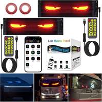 Panneau matriciel LED JHS, éclairage Devil Eyes, lampe à écran souple, grandes fenêtres de voiture, LED programmables flexibles pour camions et voitures