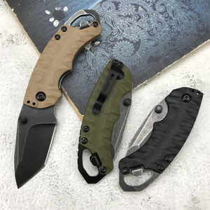 Couteau pliant de poche Kashokeshuo 8750 pour la survie en plein air, la défense personnelle et le camping, lame en acier 8Cr13MOV - Product Image 3