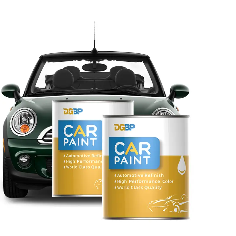 Couleurs de peinture verte de haute qualité1K 2K pour la peinture de finition de voiture de voitures peinture de voiture de Chine avec le bon prix