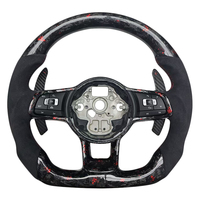 Volante Deportivo de Microfibra de Fibra de Carbono Forjado, el Más Popular, para Volkswagen, para VW GTI7 Golf MK7