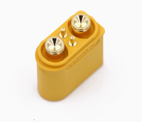 Véritable Amass XT90(2 + 2) Connecteurs mâles PB Plaqué or High Current Dual Signal Pin pour Smart Device XT90(2 + 2) Connecteur PB-M