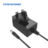 Adaptateur secteur AC/DC Frontpower 9V 3A 12V 2.5A 24V 1.25A avec prise détachable US EU UK AU SAA PSE BIS Inde pour LED