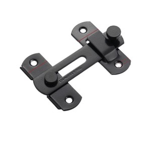 Loquet en acier inoxydable pour serrure de porte moderne et minimaliste avec limiteur réglable pour porte de grange ou de cage pour animaux - Product Image 5
