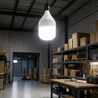Lampu Bohlam LED 150W Kecerahan Tinggi AC220V Lampu Industri untuk Penerangan Bisnis, Rumah, dan Dapur