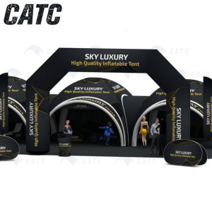 CATC Massive Outdoor Branded Events Inflatable Arches Blower Included Exhibition Advertising <strong>Pop</strong>-<strong>up</strong> Banners For <strong>Display</strong> - Product Image 3