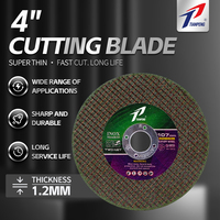 Disque de coupe en acier inoxydable de Chine, ShanDong, 4 métal abrasif, 107x1,2x16