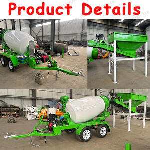 Tangki mikser siap beton kering/basah Trailer EPA 1/1 seluler bensin yang didukung. 5/<span class=keywords><strong>2</strong></span> CBM Drum pencampur semen yang disesuaikan - Product Image 5