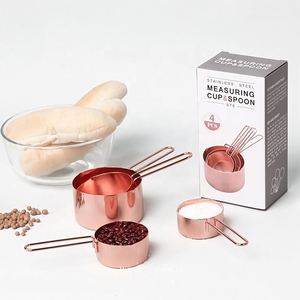 Envío a FBA, Productos Más Vendidos, Accesorios de Cocina, Utensilios para Hornear, Juego de 4 Tazas Medidoras de Acero Inoxidable - Product Image 2