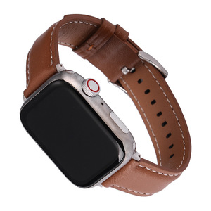Correa de Reloj de Cuero de Microfibra Compatible con Apple Watch Series 10 9 8 7 6 SE, Correa de Liberación Rápida para Relojes Inteligentes Samsung Huawei - Product Image 5