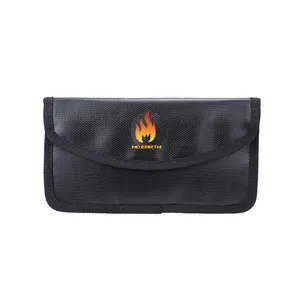 Wallet Shielding Pouch Protective Phone Case Waterproof Fire Resistant Safe Storage Pouch Sleeve Fireproof Money Bag
