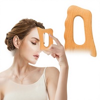 Planche Gua Sha en bois naturel, artisanat en bois personnalisé, OEM ODM