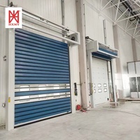 Porte extérieure 36x80, porte à enroulement en alliage d'aluminium moderne de haute qualité pour entrepôt, atelier, robuste, antivol