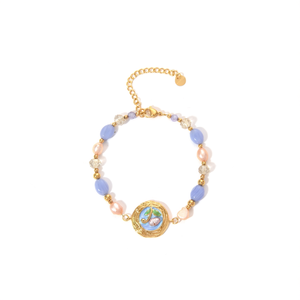 Pulsera de Moda con Cuentas, Acero Inoxidable 316L, Baño de Oro PVD, Joyería Sostenible y Resistente para Mujer - Product Image 2