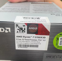 Pour processeur de jeu de bureau AMD Ryzen 7 5700X3D 8 cœurs 16 threads Socket AM4