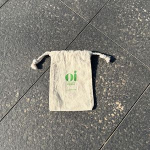 Personalized Soft <b>Fabric</b> Calico Dust Pouch 100% Organic Small Dust <b>Bags</b> with Double String - Product Image 2