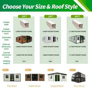 Maison conteneur plate intégrée mobile de 20 pieds et 40 pieds, prix usine, pour le camping en Australie - Product Image 4