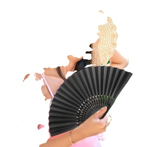 Abanico de Papel Personalizado de 21 cm o 23 cm, Abanico de Bambú para Fiestas o Publicidad - Product Image 6