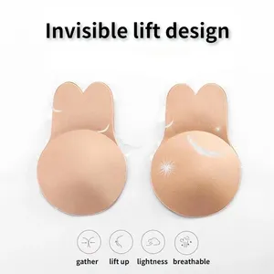 Nouvelles Bretelles Adhésives Sexy pour Femmes, Effet Push-up <span class=keywords><strong>Invisible</strong></span>, Coussinets de <span class=keywords><strong>Soutien</strong></span>-<span class=keywords><strong>gorge</strong></span> en Coton, Accessoire de Lingerie sans Bretelles - Product Image 2