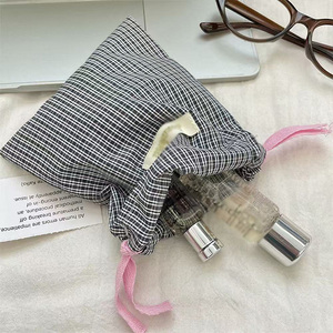 ถุงเก็บฝุ่นลายตารางผ้าฝ้าย - Product Image 6