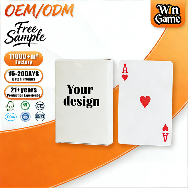 Top Sale Quality Manufacturer Wholesale Printing Design Adult Drinking Playing Deck Custom Card Game