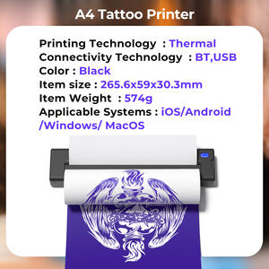 Impresora de Tatuajes A4 con Generación de Imágenes por IA, Máquina Copiadora de Plantillas Térmicas Luck Jingle <span class=keywords><strong>para</strong></span> Tiendas de Tatuajes, Stock Directo de Fábrica - Product Image 6