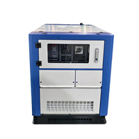 Générateur diesel super silencieux 12 kW triphasé insonorisé pour l'alimentation de secours des hôtels