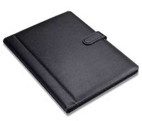 Padfolio Business Resume Portfolio Carpeta de cuero PU con portapapeles Organizador de documentos Cierre magnético y carpeta de archivos con bolsillos