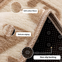Meistverkaufter Moderner Weicher Plüschteppich mit Baumwollähnlicher Textur, Maschinenwaschbar, Perfekt für Schlafzimmer und Wohnzimmer