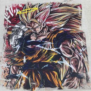 مواد الحيوانات الأليفة للماء تي شيرت مع صفائح الحديد أنيمي اليابانية دائم DTF فيلم نقل الحرارة الطباعة قابل للغسل - Product Image 6