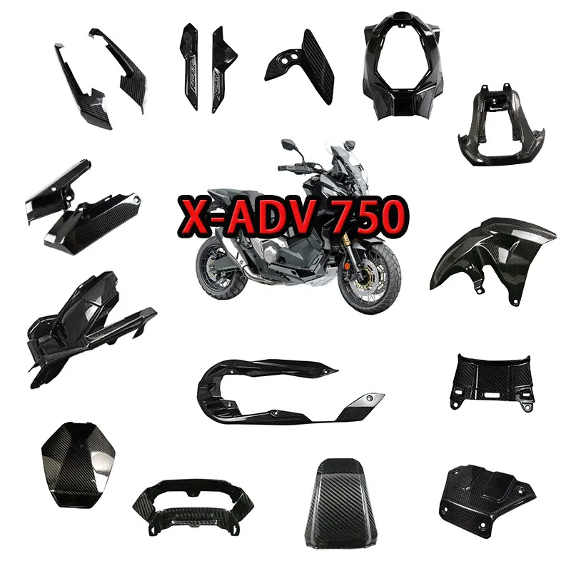 อุปกรณ์เสริมคาร์บอนไฟเบอร์,สำหรับ HONDA Honda HONDA X-ADV750 Fender รถจักรยานยนต์ดัดแปลงครบชุด