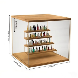 Hộp trưng bày đèn LED acrylic trong suốt, chống bụi, bảo vệ đồ sưu tầm, mô hình nhân vật hành động - Product Image 4