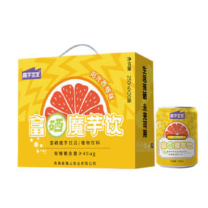 חם מכירה טבעי משקה דל שומן נמוך selenium-עשיר konjac משקה אנרגיה משומר - Product Image 1