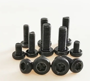 Vis mécanique à tête cylindrique torx en acier au carbone zingué noir LeGood M5X6mm - Product Image 1