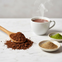 Poudre de Hojicha |   Style authentique de Kyoto |   Arôme naturel de caramel |   Thé faible en caféine