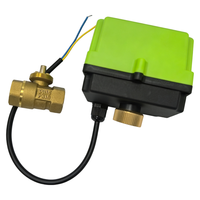 Mini vanne à boisseau sphérique en laiton de type normalement fermé à actionnement rapide en 3 secondes pour chauffe-eau solaire domestique