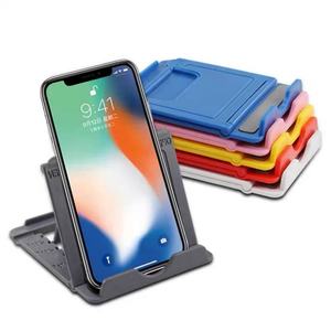 Wholesale Customized Folding Foldable Mini Small Mobile Cellphone <b>Holder</b> for Smartphones Desktop - Product Image 1