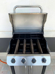 Parrilla de Gas de Acero Inoxidable de 5 Quemadores con Recubrimiento en Polvo, Control de Quemador Lateral con Perilla, Encendido Electrónico, Dispositivo de Seguridad de Llama - Product Image 5