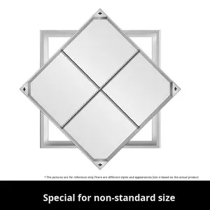 Invisible carré 304 couvercle de trou d'homme en acier inoxydable décoratif 201 sable coulé égout pavage produit de Fabrication de tôle - Product Image 6