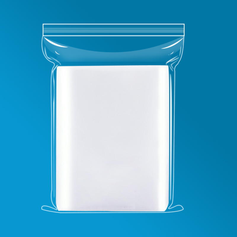 Clear(White zip)