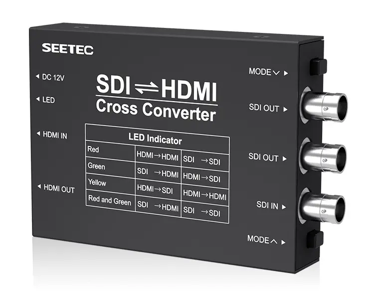 Перекрестный преобразователь сигнала Sdi HDMI Карманный размер 3G-sdi взаимоизменение
