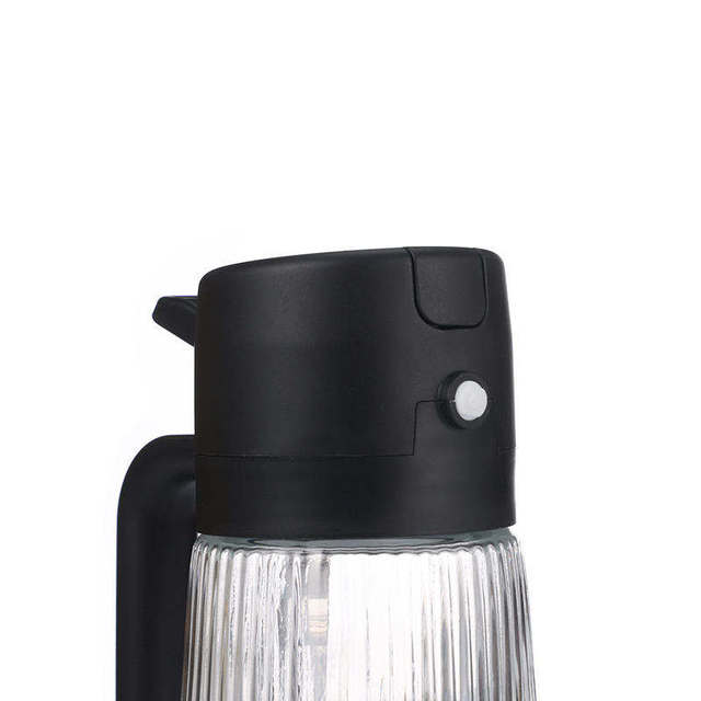 Novelty 2-in-1 Olive Oil Dispenser & Pourer 16oz Glass Oil Spray Bottle for Cooking Kitchen Salad Frying BBQ