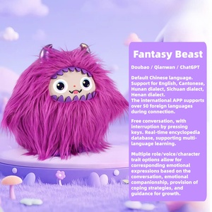 Jouet en peluche intelligent éducatif AI, monstre robot compagnon émotionnel avec visage expressif, cadeau pour enfants - Product Image 4